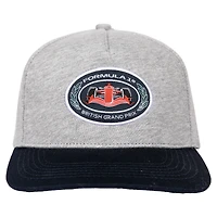Men's Gray/Navy British Grand Prix Adjustable Hat