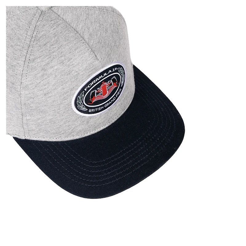 Men's Gray/Navy British Grand Prix Adjustable Hat