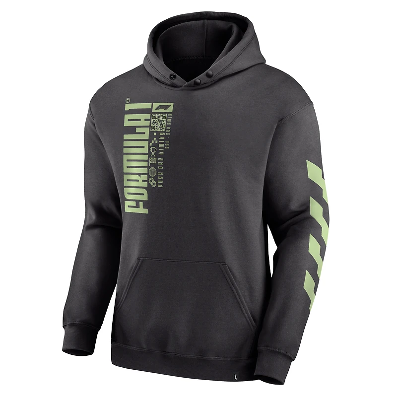 Men's Gray Formula 1 Quick Response Pullover Hoodie