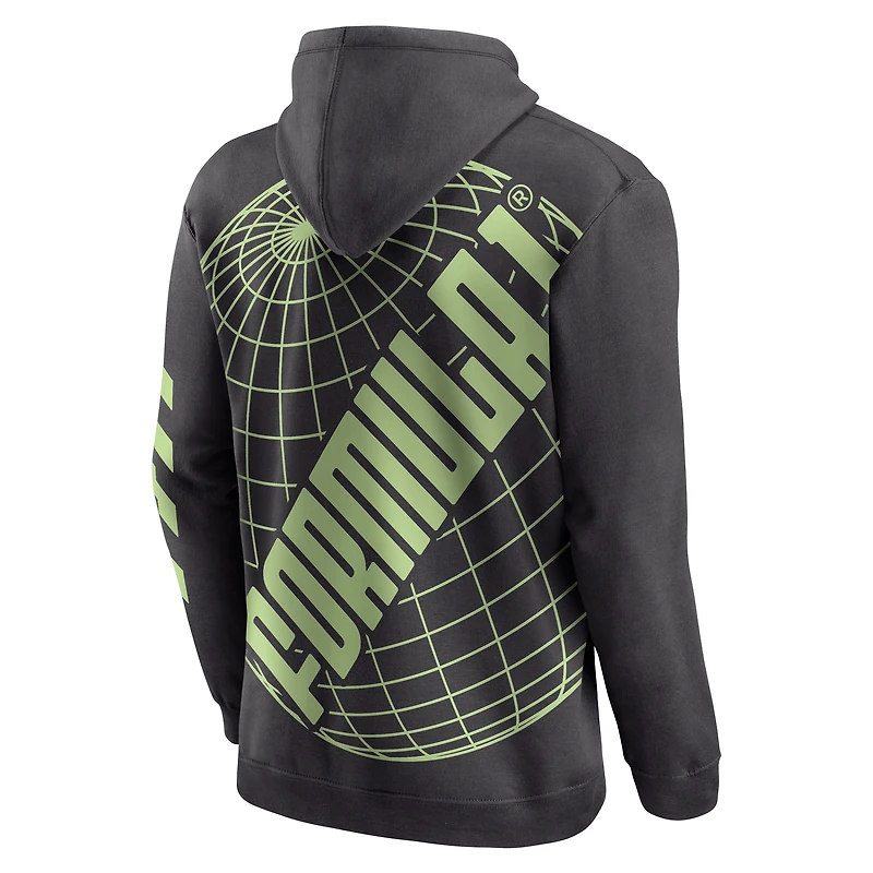 Men's Gray Formula 1 Quick Response Pullover Hoodie