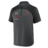 Polo gris Formula 1 Tech à zip 1/4 pour homme