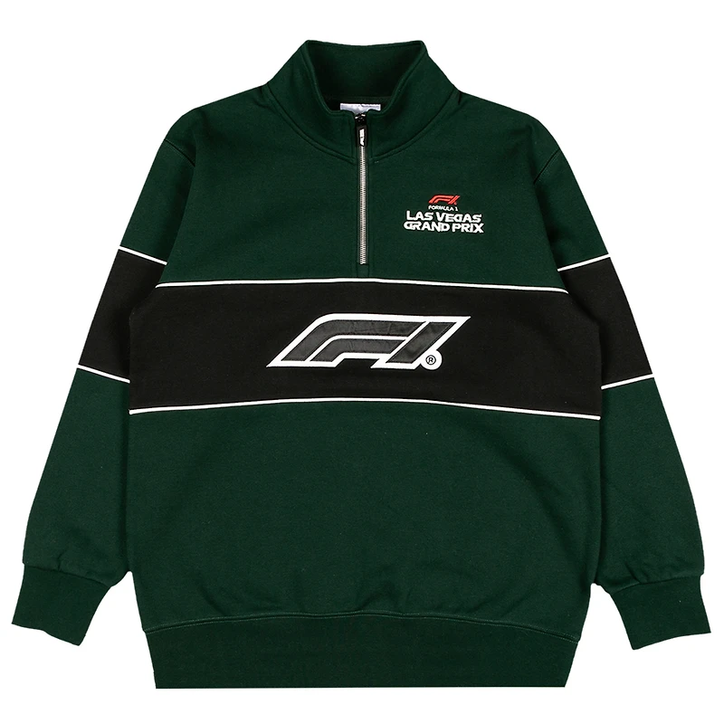 Men's Green 2025 Las Vegas Grand Prix Classic Quarter-Zip Sweatshirt