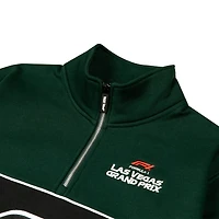 Men's Green 2025 Las Vegas Grand Prix Classic Quarter-Zip Sweatshirt