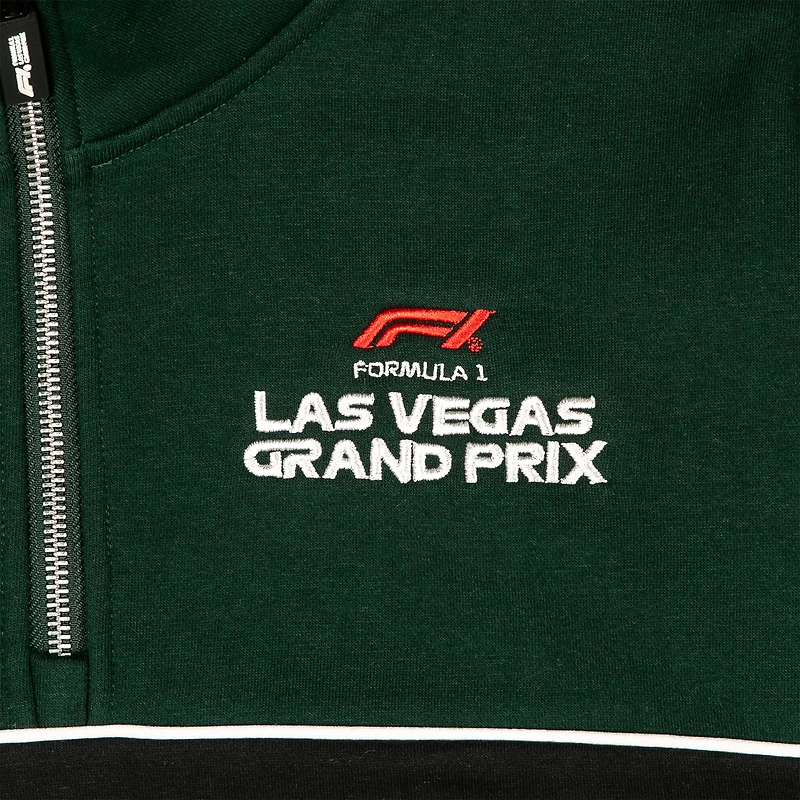 Men's Green 2025 Las Vegas Grand Prix Classic Quarter-Zip Sweatshirt