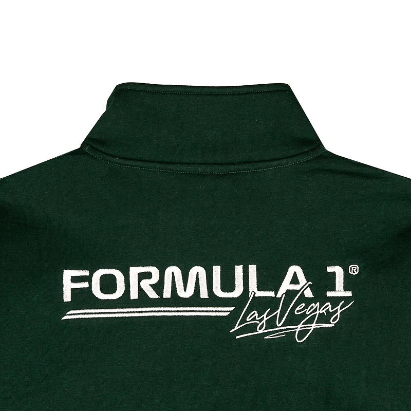 Men's Green 2025 Las Vegas Grand Prix Classic Quarter-Zip Sweatshirt