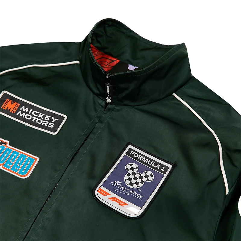 Men's Green Formula 1 x Disney Full-Zip Racing Jacket