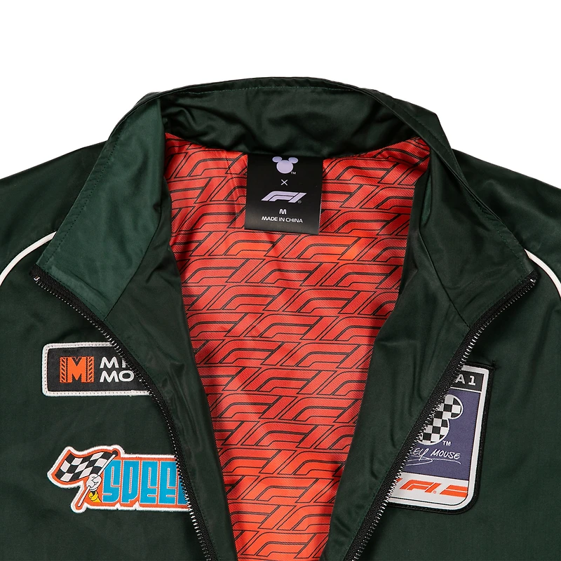 Men's Green Formula 1 x Disney Full-Zip Racing Jacket