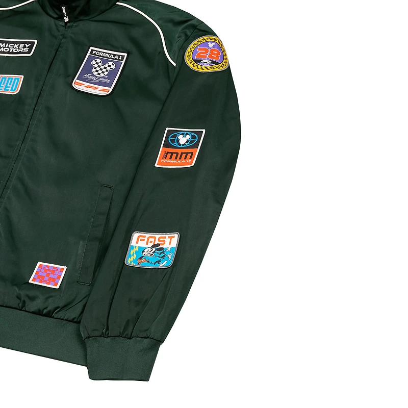 Men's Green Formula 1 x Disney Full-Zip Racing Jacket