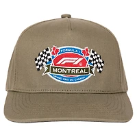 Casquette ajustable kaki pour homme Formule 1 Grand Prix du Canada 2026