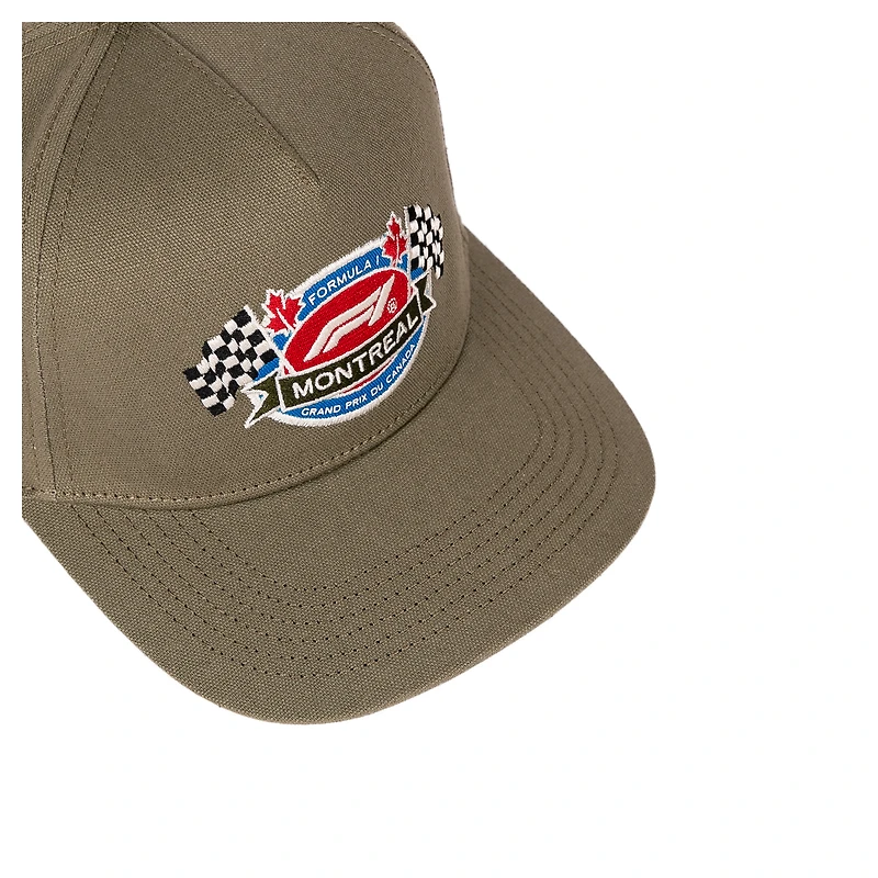 Casquette ajustable kaki pour homme Formule 1 Grand Prix du Canada 2026
