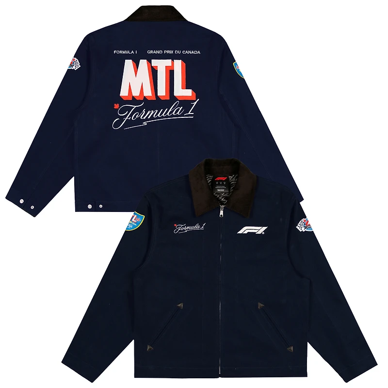 Men's Navy Formula 1 2026 Canada Grand Prix MTL Full-Zip Jacket