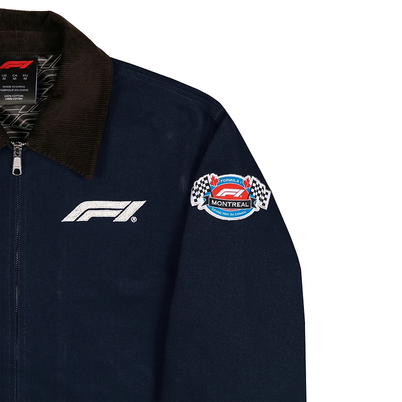 Men's Navy Formula 1 2026 Canada Grand Prix MTL Full-Zip Jacket