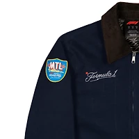 Men's Navy Formula 1 2026 Canada Grand Prix MTL Full-Zip Jacket