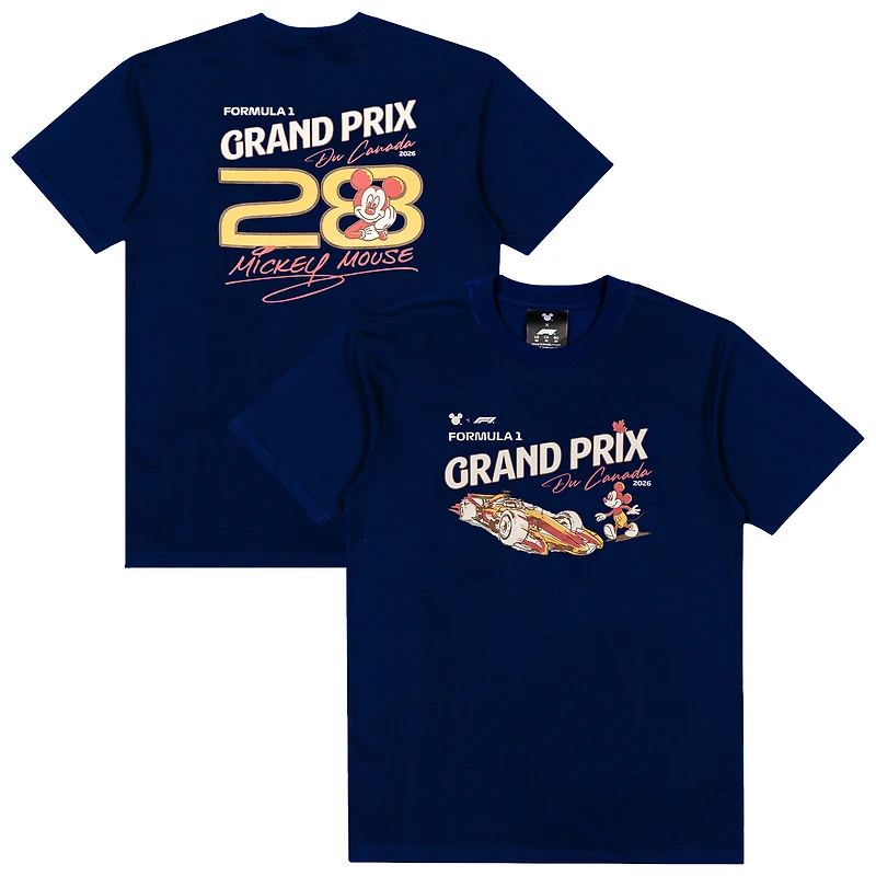 T-shirt blanc pour homme Formula 1 x Disney Grand Prix du Canada 2026
