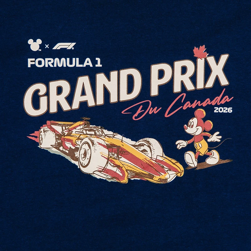 Men's White Formula 1 x Disney 2026 Canada Grand Prix Boxy T-Shirt