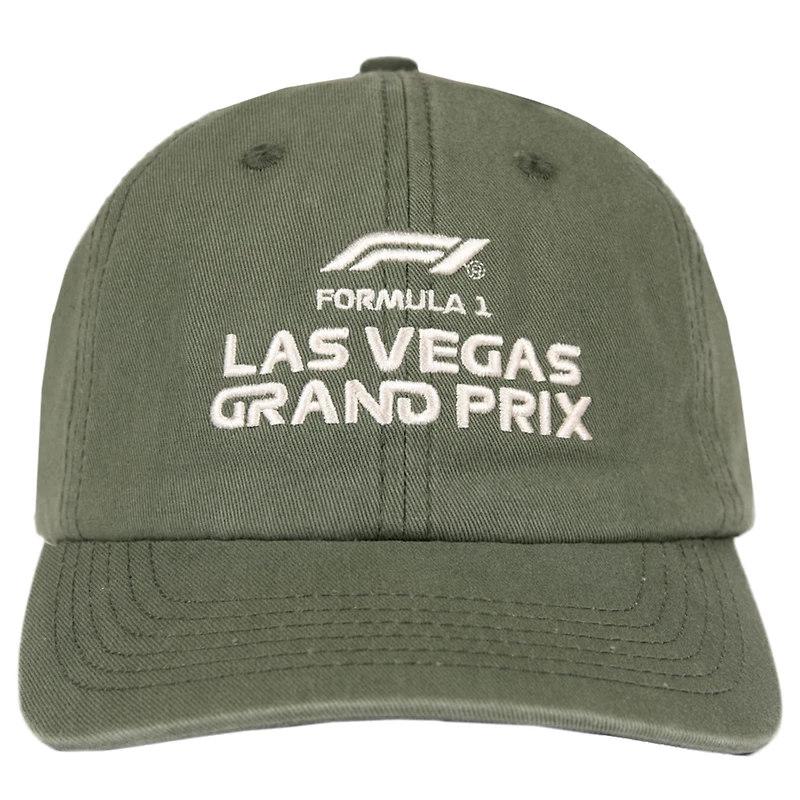 Men's Olive 2025 Las Vegas Grand Prix Desert Distressed Adjustable Hat