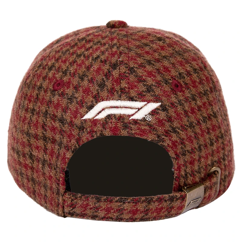 Men's Red British Grand Prix Crest Twill Dad Adjustable Hat