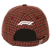 Men's Red British Grand Prix Crest Twill Dad Adjustable Hat