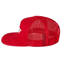 Men's Red Formula 1 Las Vegas Grand Prix Mesh Trucker Snapback Hat