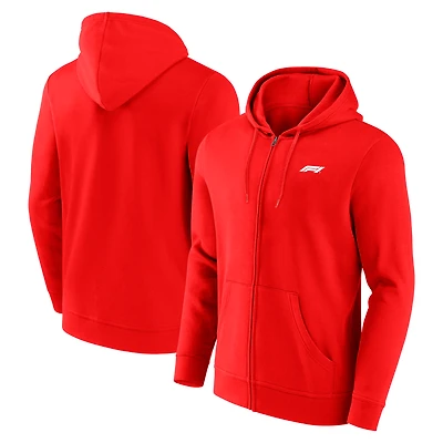 Men's Red Formula 1 Primary Full-Zip Hoodie