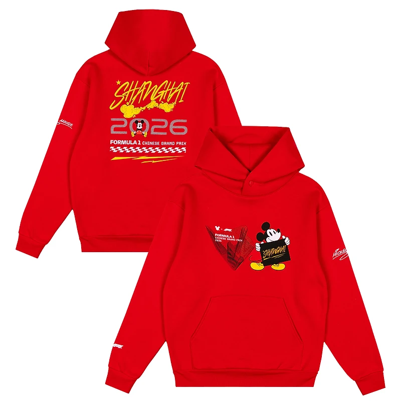 Men's  Red Formula 1 x Disney 2026 Chinese Grand Prix Hoodie