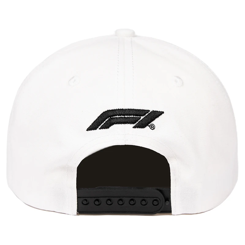 Men's White/Black British Grand Prix Adjustable Hat