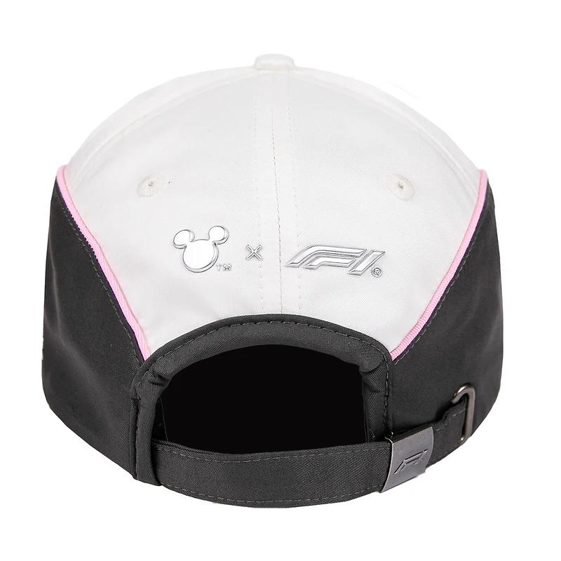 Men's  White/Charcoal Formula 1 x Disney Race Adjustable Hat