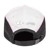 Men's  White/Charcoal Formula 1 x Disney Race Adjustable Hat