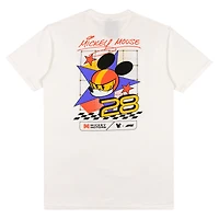 Men's  White Formula 1 x Disney Mickey Racer T-Shirt