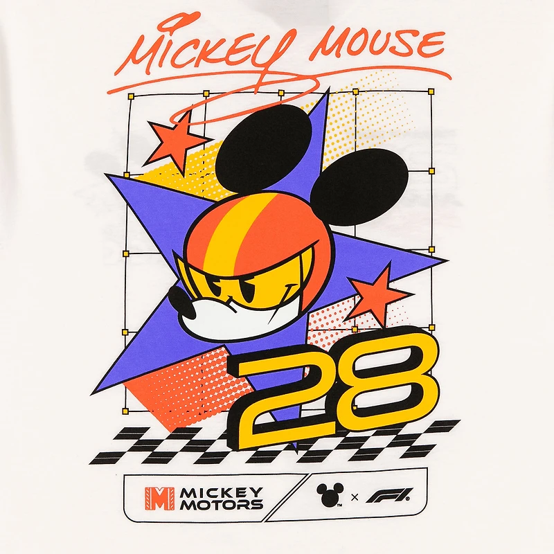 T-shirt blanc pour homme Formula 1 x Disney Mickey Racer
