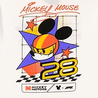 T-shirt blanc pour homme Formula 1 x Disney Mickey Racer