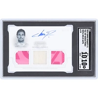 Sergio Perez BWT Racing Point F1 Team Autographié 2020 Topps Dynasty Triple 3 Color Relic #TRA-ISP #6/10 SGC Authentifié 10/10 Carte