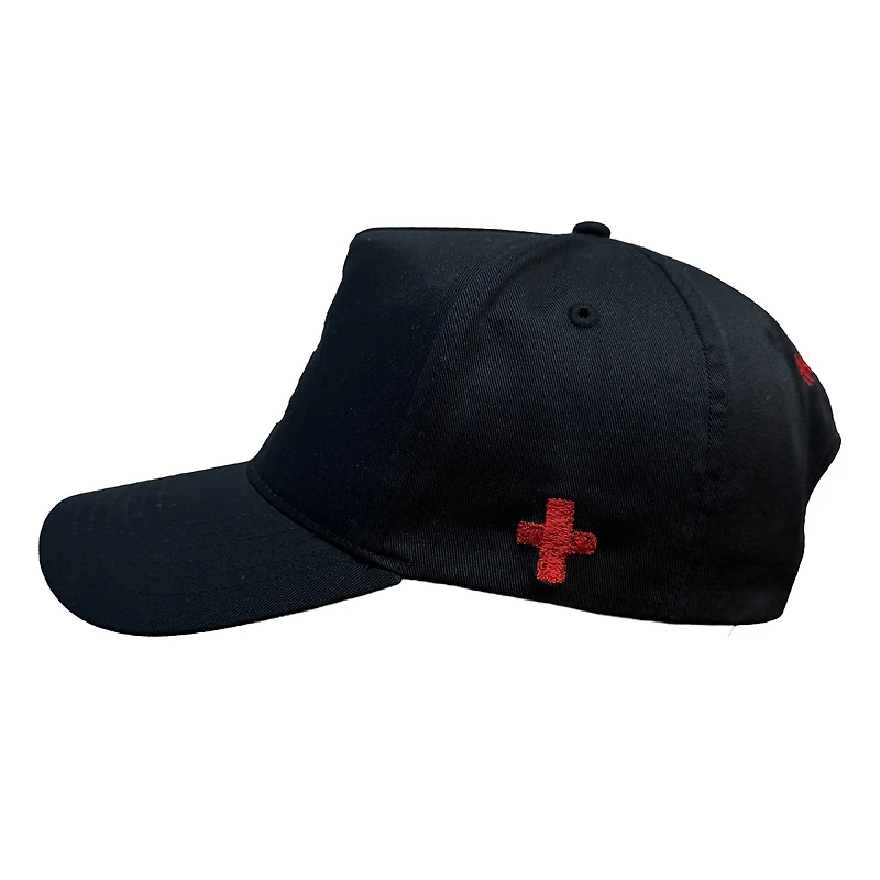 Unisex +44 Black Formula 1 Lucky Mouse Adjustable Hat