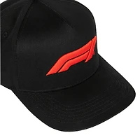 Unisex Black Formula 1 Adjustable Hat