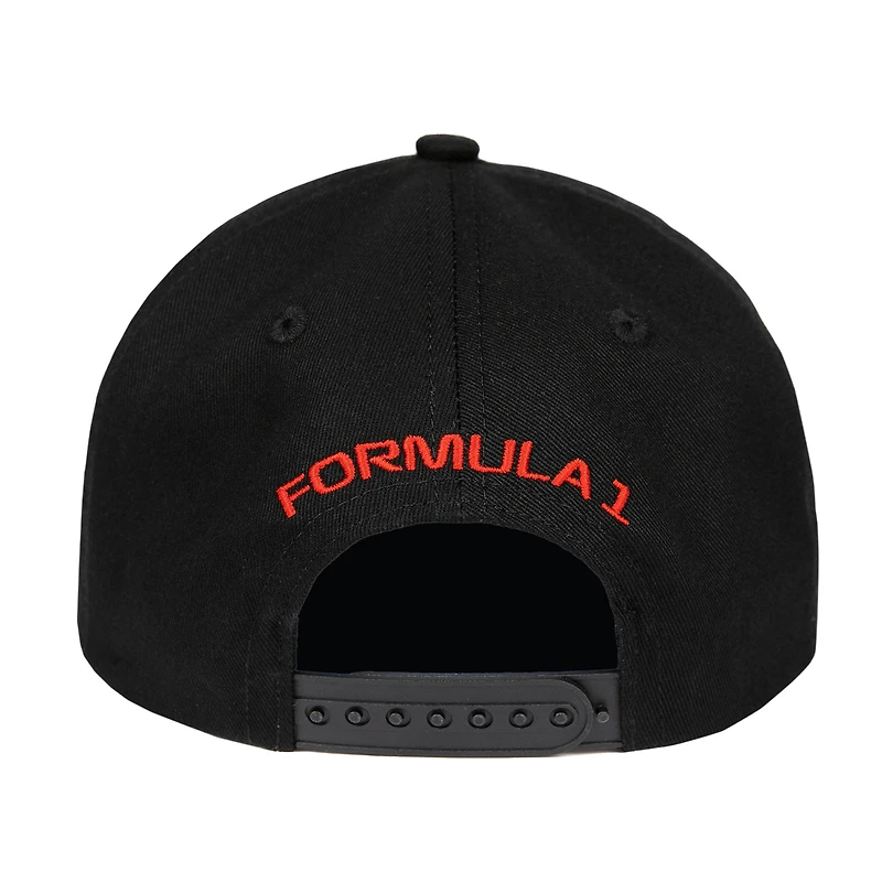 Unisex Black Formula 1 Adjustable Hat