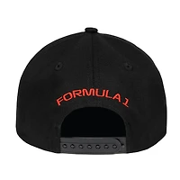 Unisex Black Formula 1 Adjustable Hat