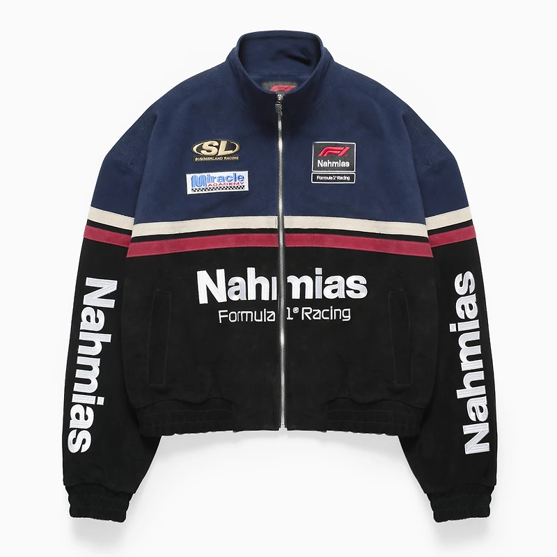 Unisex NAHMIAS x F1 Black Full-Zip Racing Jacket