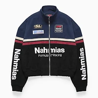 Unisex NAHMIAS x F1 Black Full-Zip Racing Jacket
