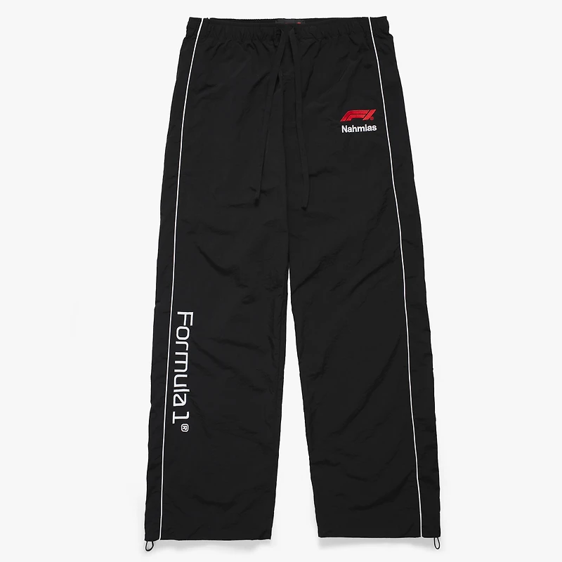 Pantalon de course unisexe NAHMIAS x F1 noir d'échauffement