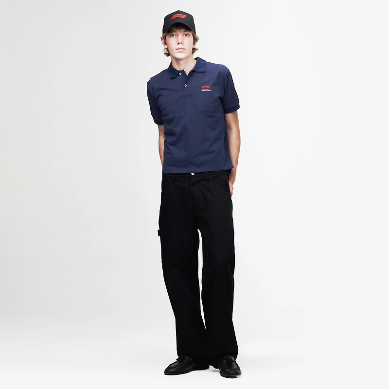 Unisex NAHMIAS x F1 Navy Polo