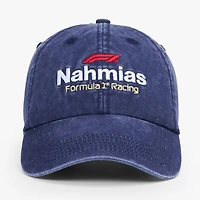 Casquette unisexe NAHMIAS x F1 Navy Racing ajustable