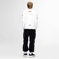 Unisex NAHMIAS x F1 White Waffle Thermal Long Sleeve T-Shirt