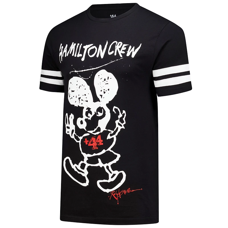 Women's +44 Black Formula 1 Lucky Mouse T-Shirt