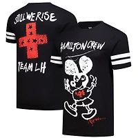 T-shirt noir pour femme +44 Formule 1 Lucky Mouse
