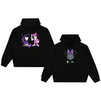 Women's Black F1 Academy x Disney Minnie Mouse Wheel Hoodie