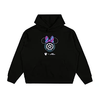 Women's Black F1 Academy x Disney Minnie Mouse Wheel Hoodie
