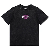 Women's Black F1 Academy x Disney Race Calendar Boxy Washed T-Shirt