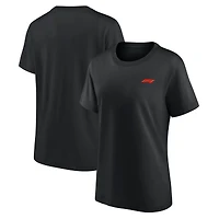 Women's Black Formula 1 Primary Logo T-Shirt