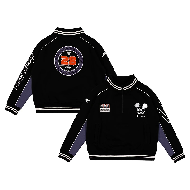 Women's White Formula 1 x Disney Quarter-Zip Race Sweatshirt