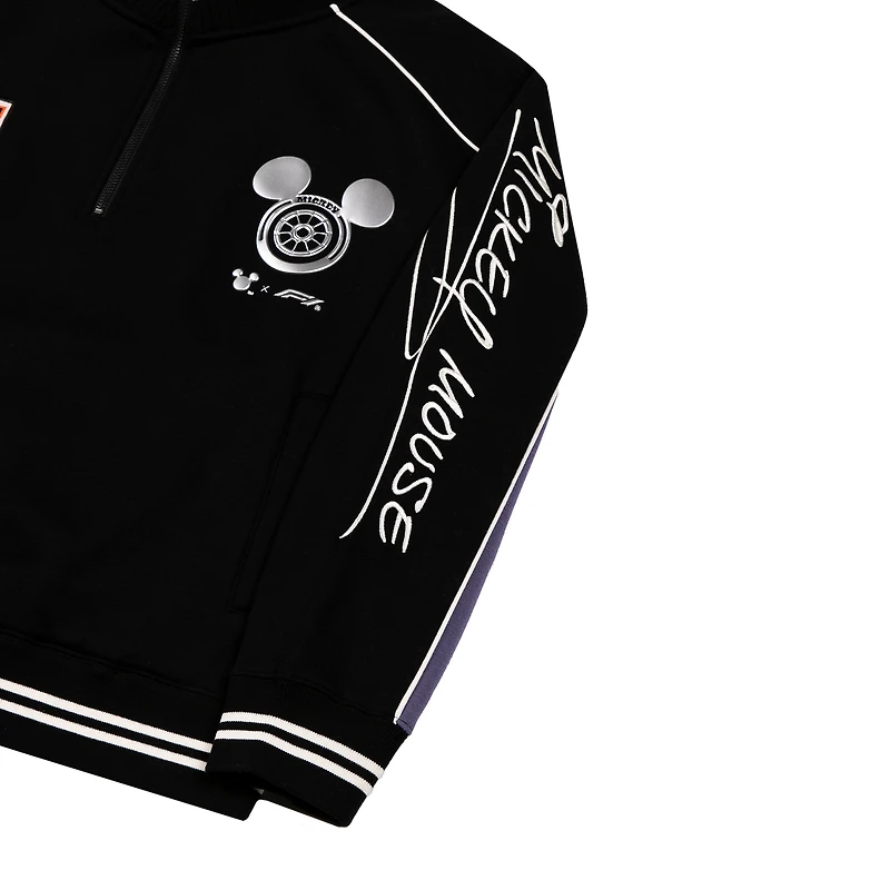 Women's White Formula 1 x Disney Quarter-Zip Race Sweatshirt